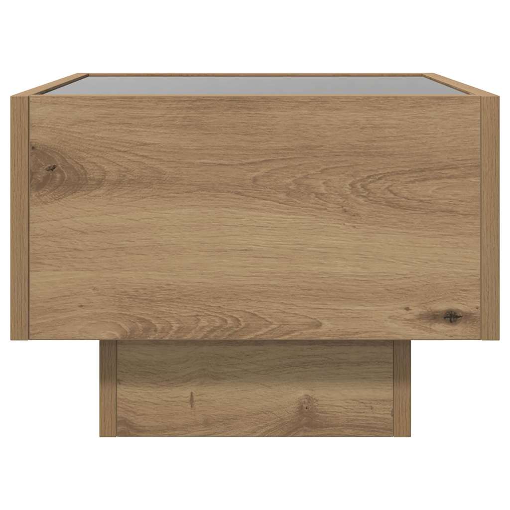 Kaffebord artisan eik 40 x 40 x 30 cm Konstruert tre