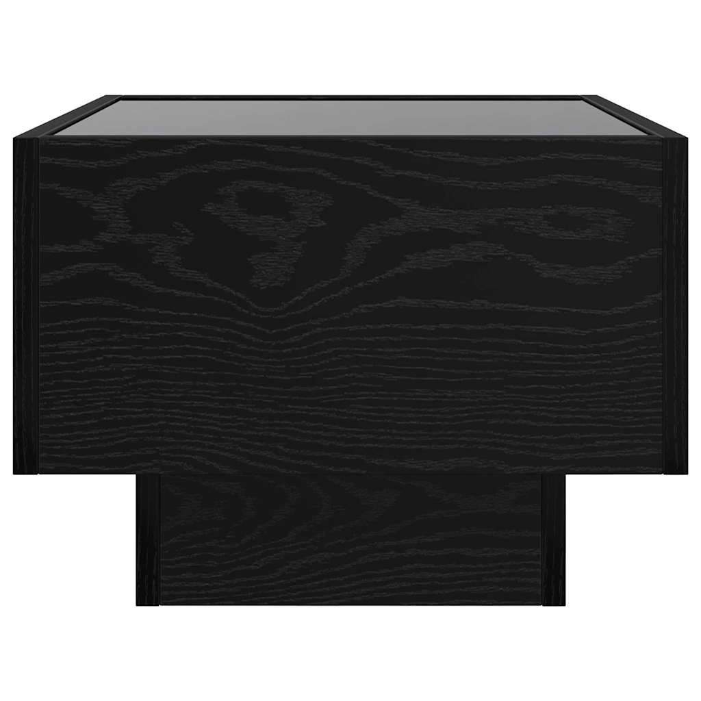 Kaffebord Svart eik 40 x 40 x 30 cm Konstruert tre