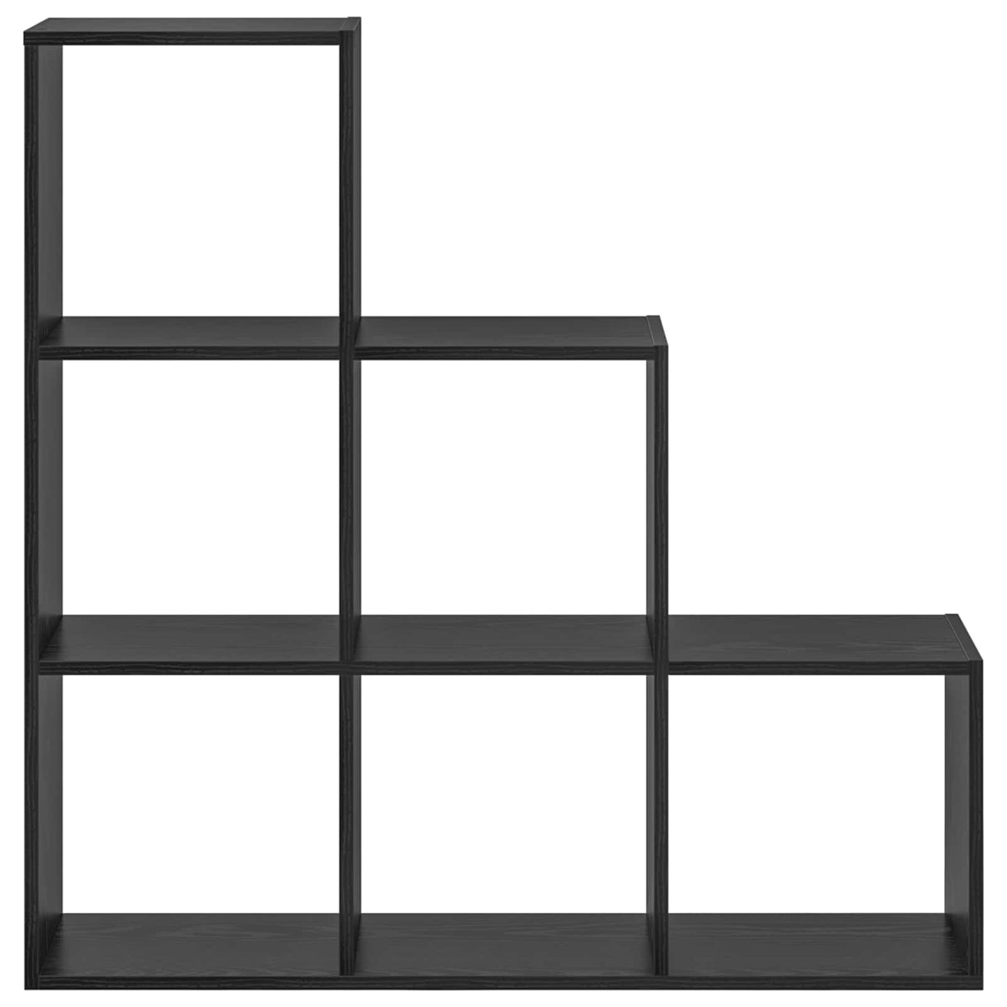 Romdeler Bokhylle Svart Eik 99 x 29 x 99 cm Konstruert tre