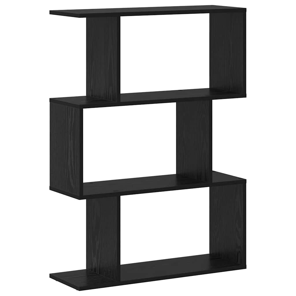Bokskap Svart Eik 70 x 24 x 97 cm Konstruert tre