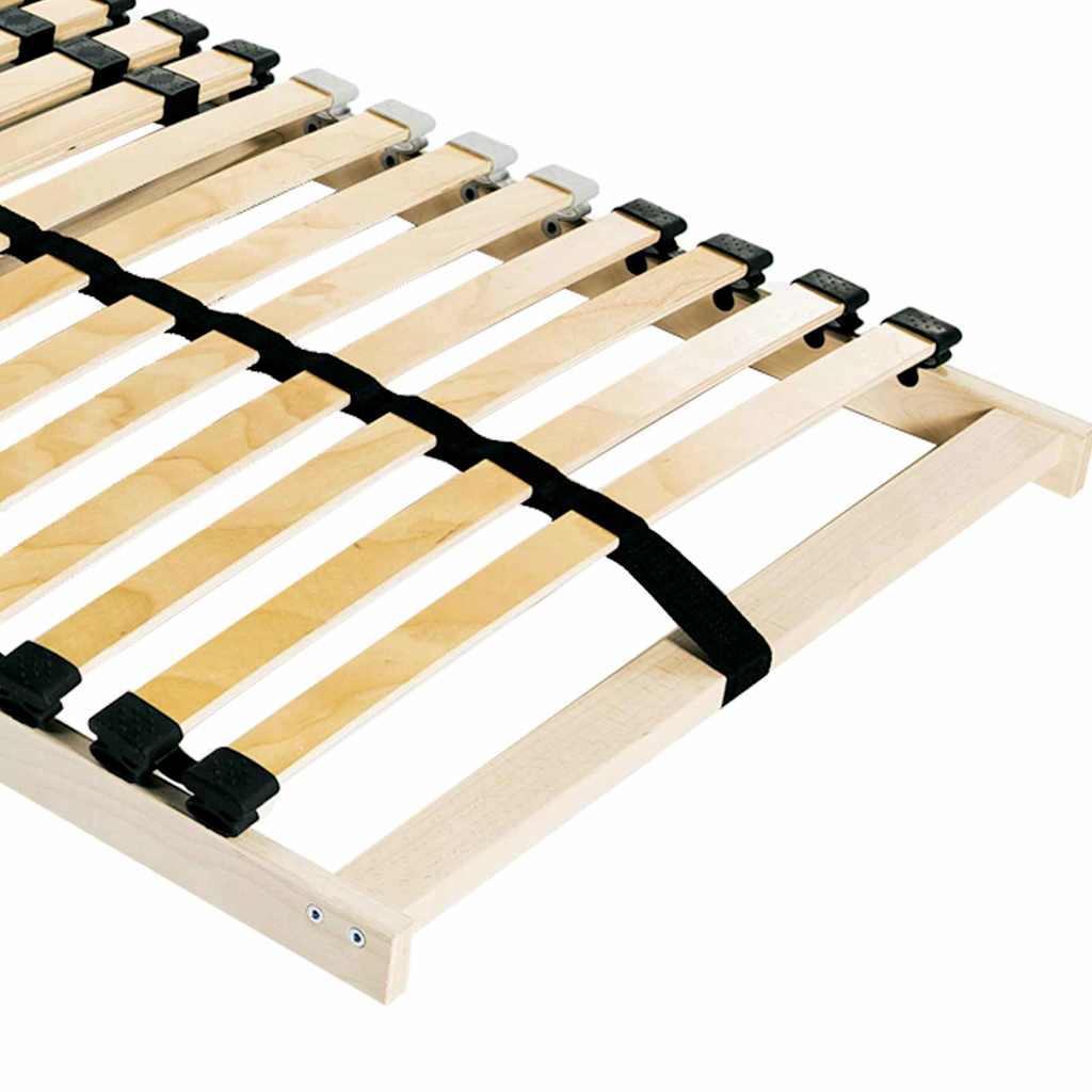 Lamelbunn Brun 70 x 190 cm Massiv bøk