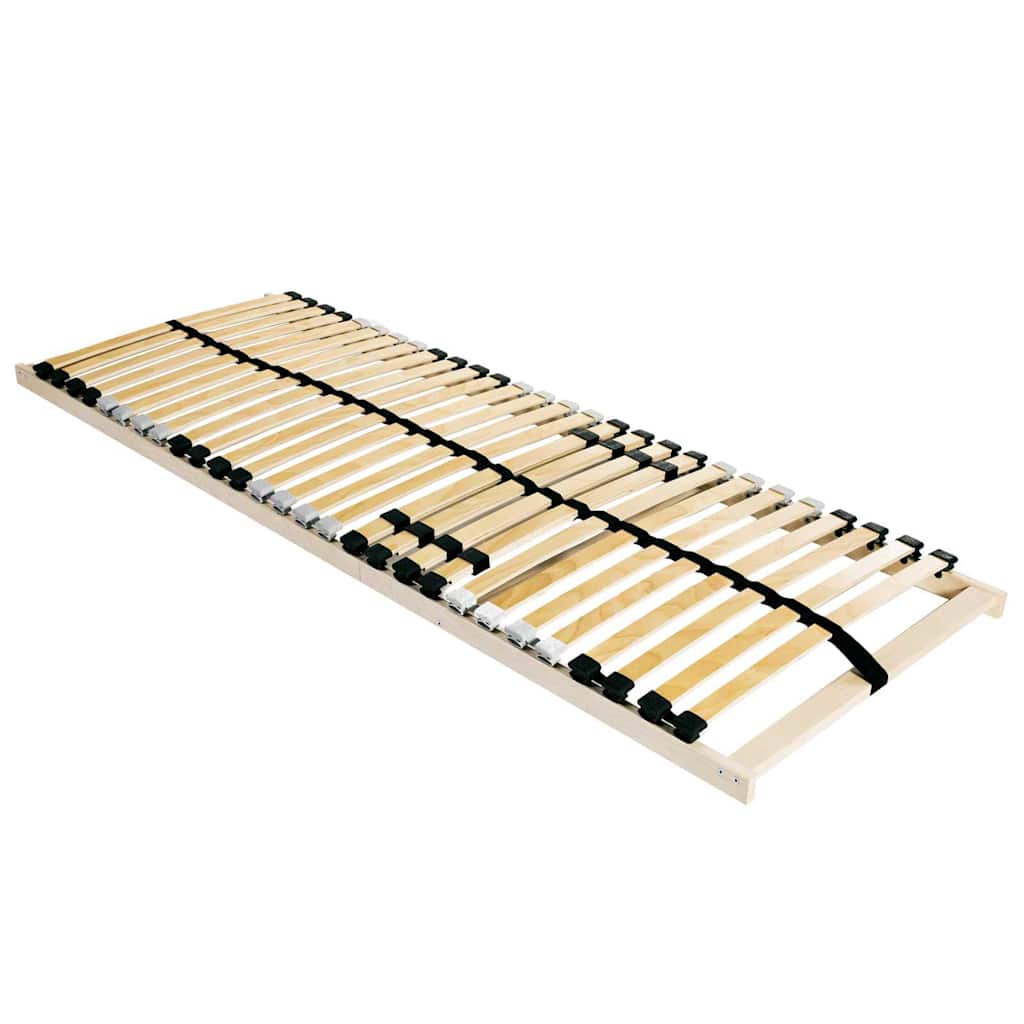 Lamelbunn Brun 70 x 190 cm Massiv bøk