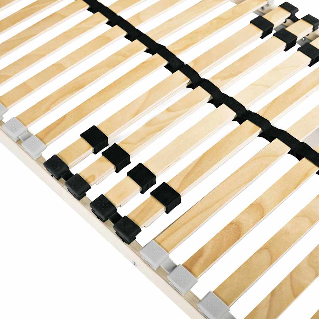 Lamelbunn Brun 80 x 190 cm Massiv bøk