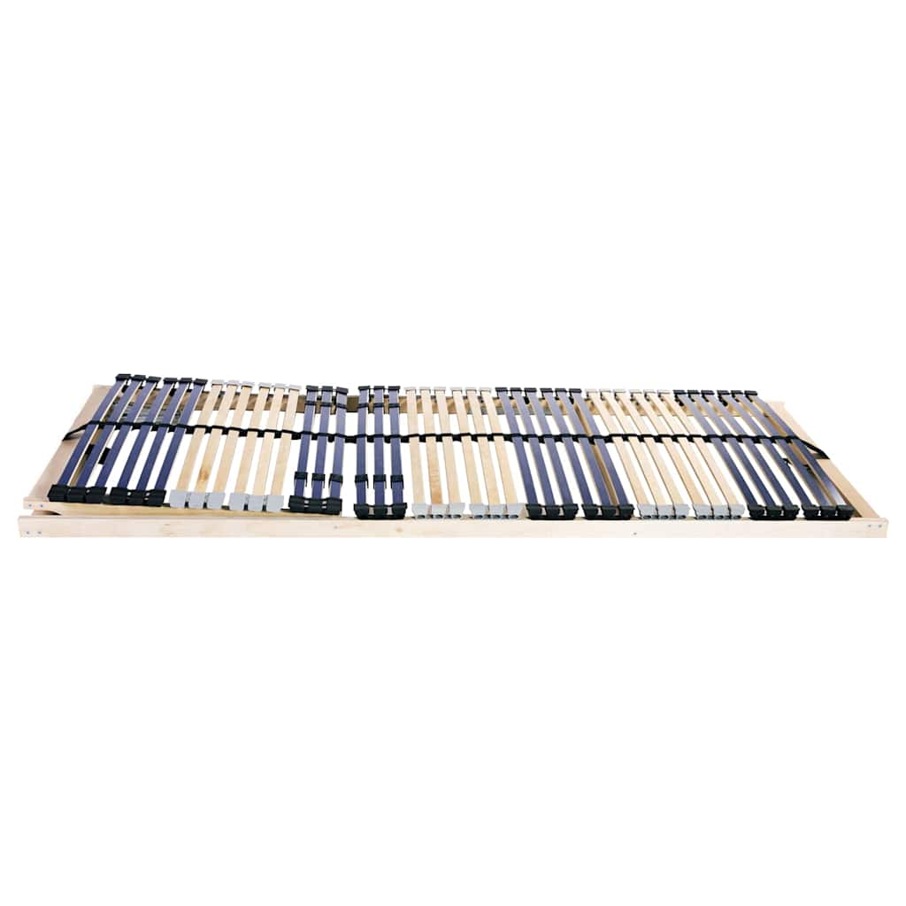 Lamelbunn Brun 90 x 190 cm Massiv bøketre