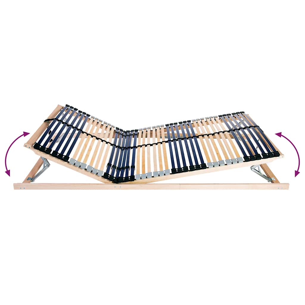 Lamelbunn Brun 140 x 190 cm Massiv bøketre