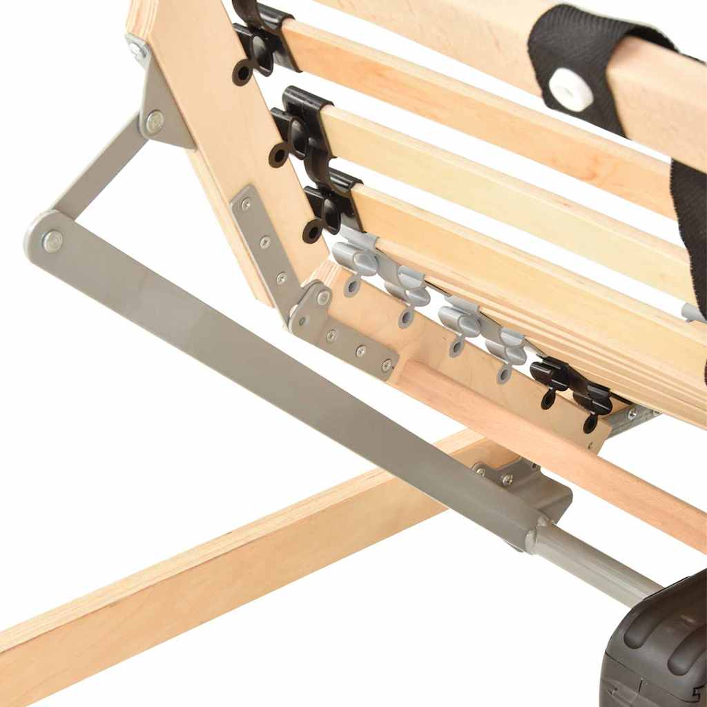 Lamelbunn Brun 100 x 190 cm Massiv bøk