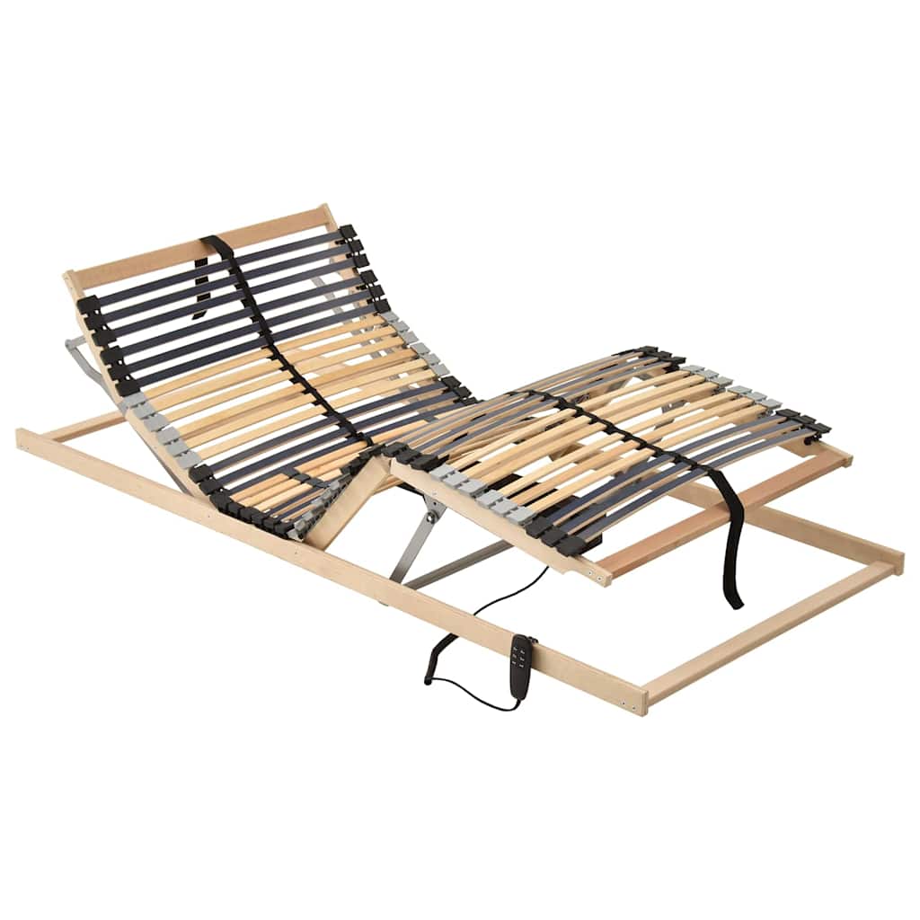 Lamelbunn Brun 70 x 190 cm Massiv bøketre