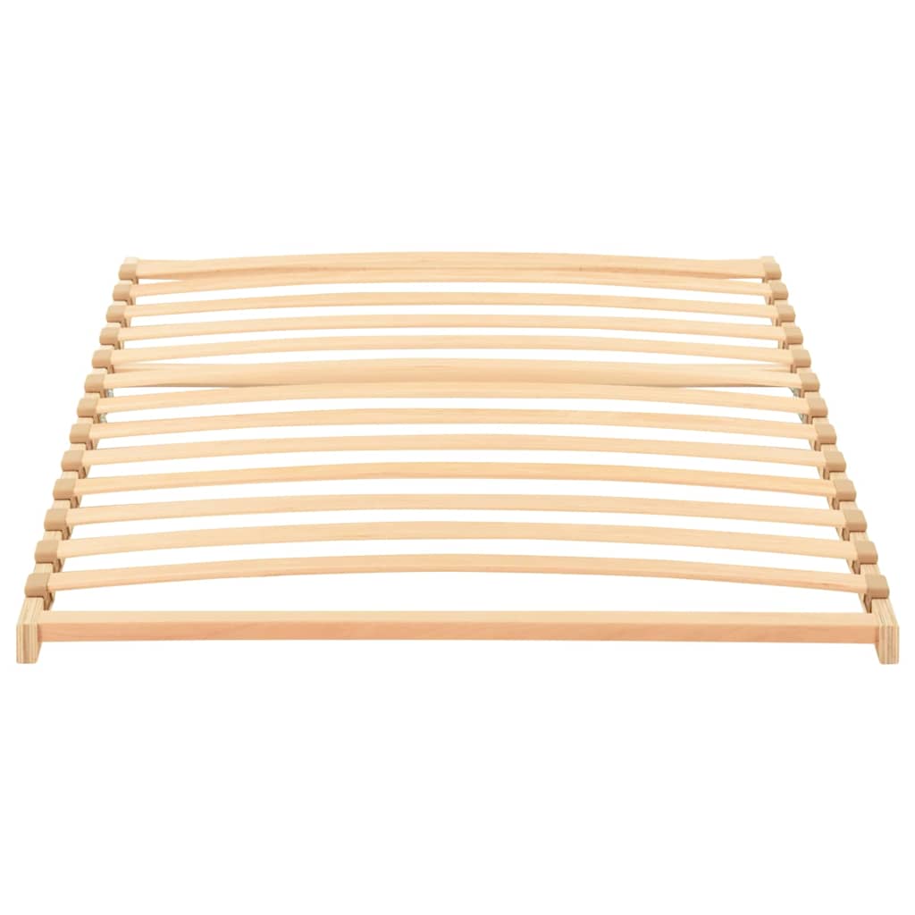Lamelbunn Brun 90 x 190 cm Massiv bøketre