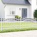 Hage Hegning KAMPEN 240 x 118 cm Mesh Pulverlakkert stål Hvit