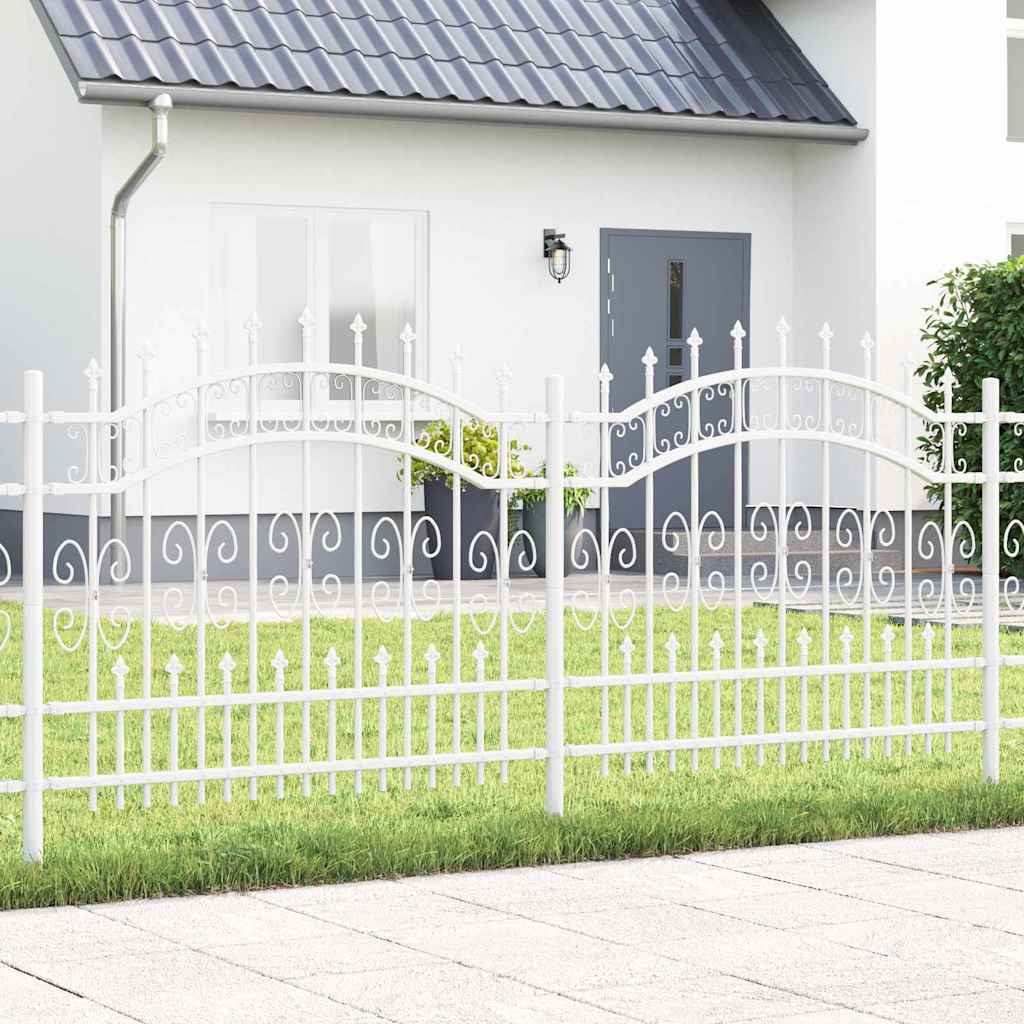 Hage Hegning KAMPEN 240 x 140 cm Mesh Pulverlakkert stål Hvit