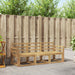 Utendørs sofa-sett 3 pcs Hvit 194 x 63 x 73 cm Solid akasietre