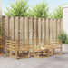Utendørs sofa-sett 7 pcs Hvit 59 x 59 x 37 cm Solid akasietre
