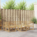 Utendørs sofa-sett 7 pcs Hvit 59 x 59 x 37 cm Solid akasietre