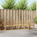 Utendørs sofa-sett 5 pcs Hvit Solid akasietre