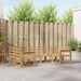Utendørs sofa-sett 6 pcs Hvit Solid akasietre