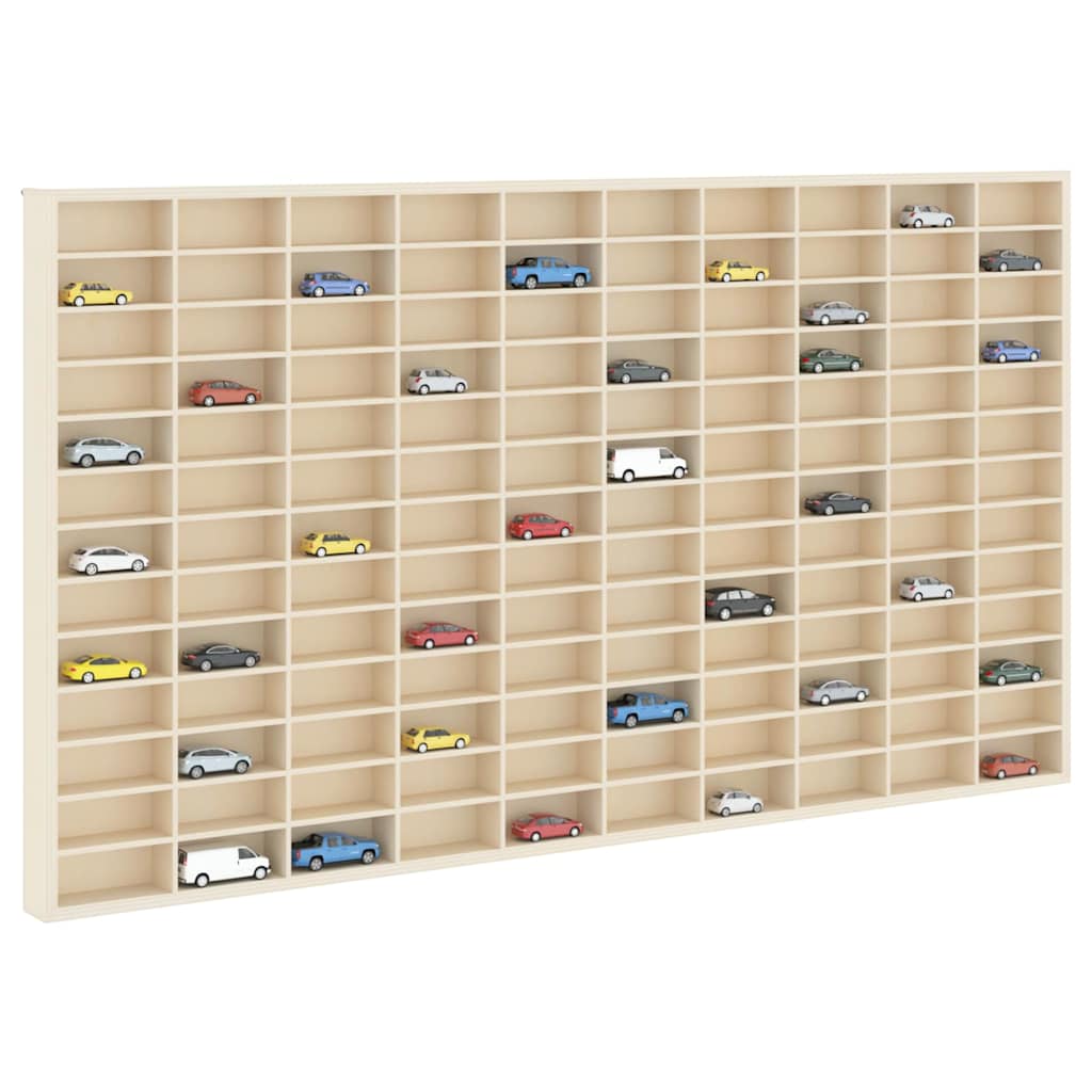 Veggdokumentdisplay Beige 98 x 4,5 x 55 cm Konstruert tre