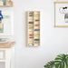 Veggdokumentdisplay Beige 21 x 4,5 x 59 cm Konstruert tre
