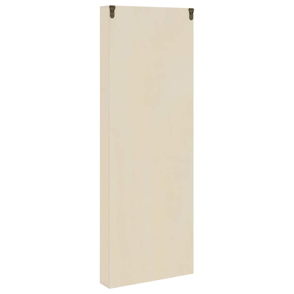 Veggdokumentdisplay Beige 21 x 4,5 x 59 cm Konstruert tre