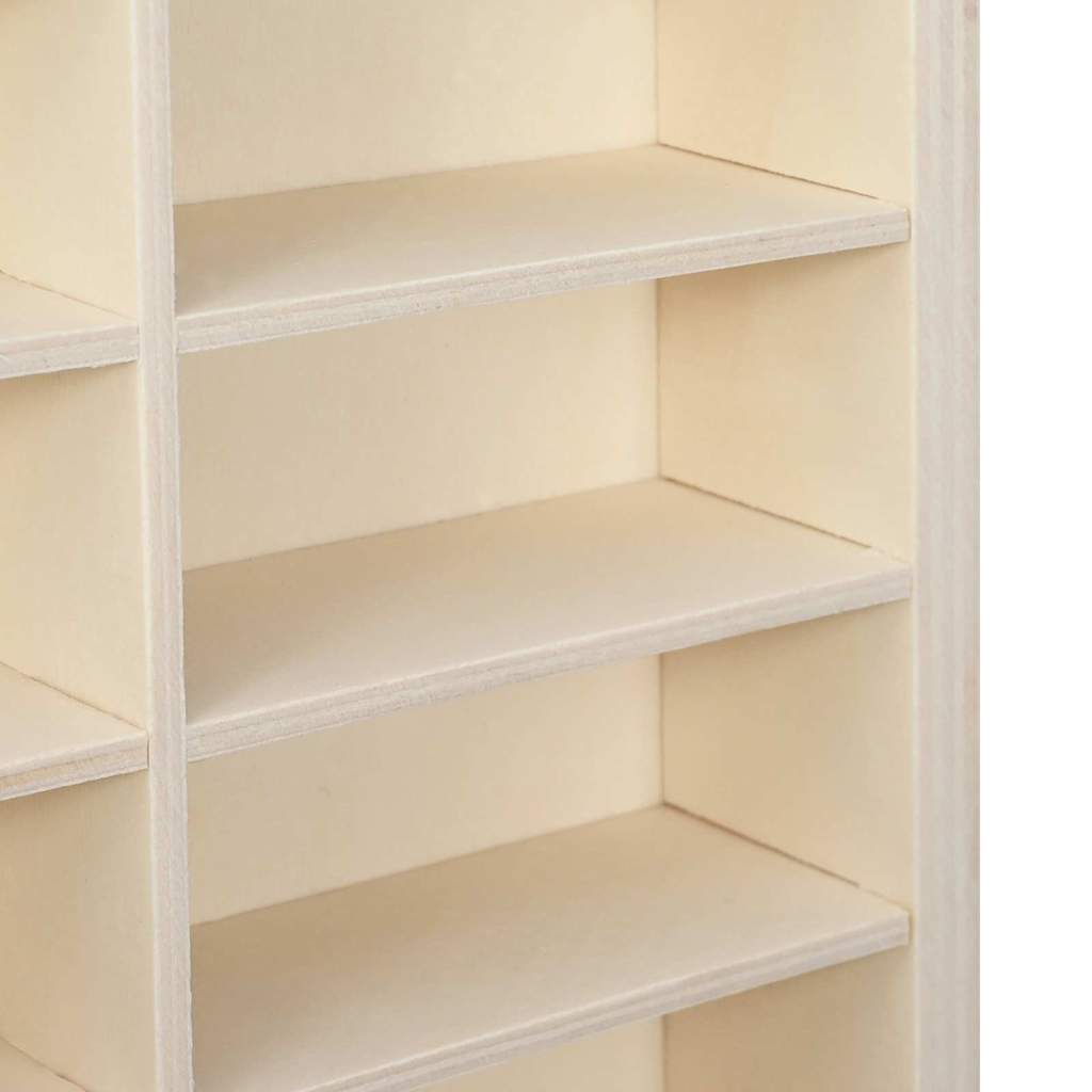 Veggdokumentdisplay Beige 30 x 4,5 x 75 cm Konstruert tre