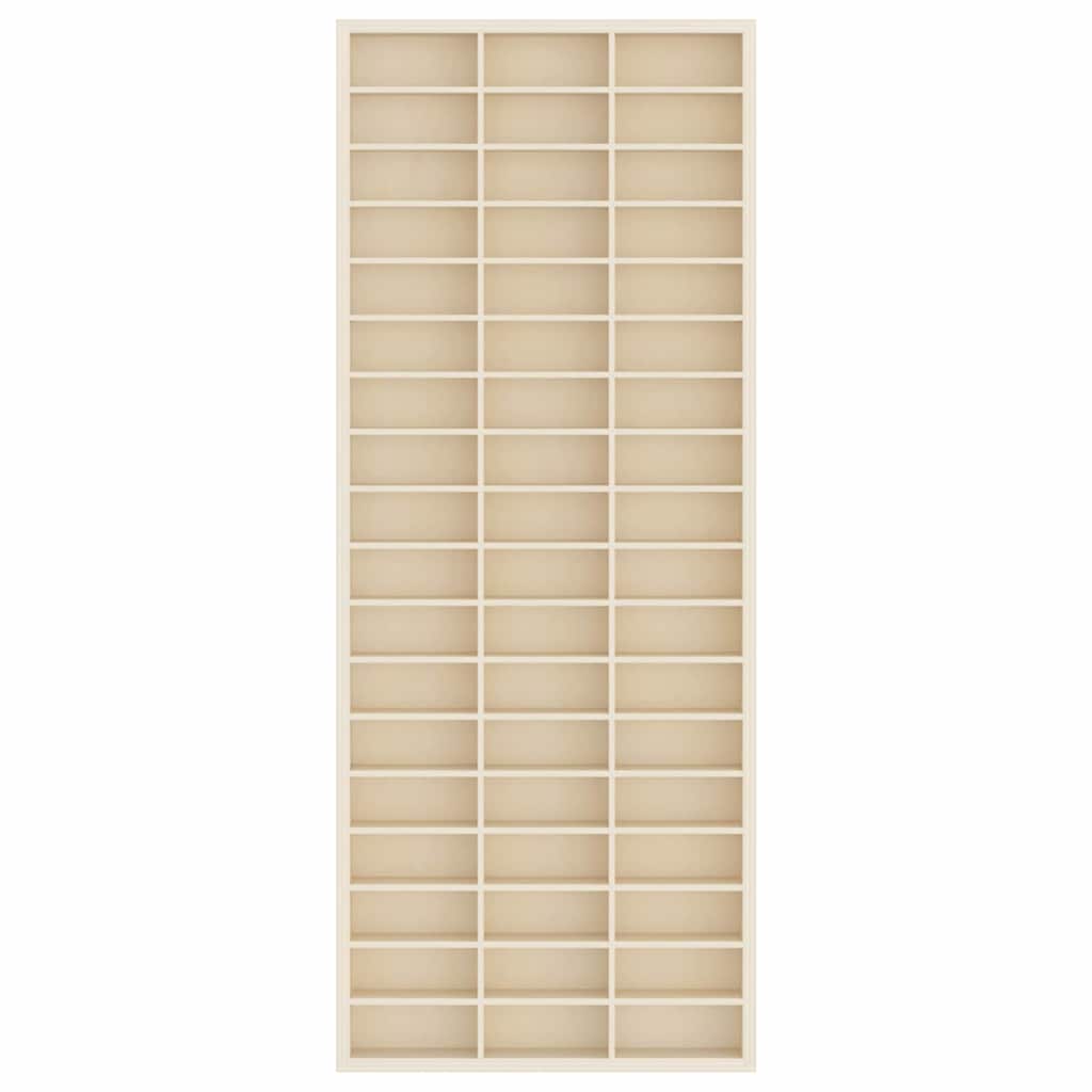Veggdokumentdisplay Beige 30 x 4,5 x 75 cm Konstruert tre