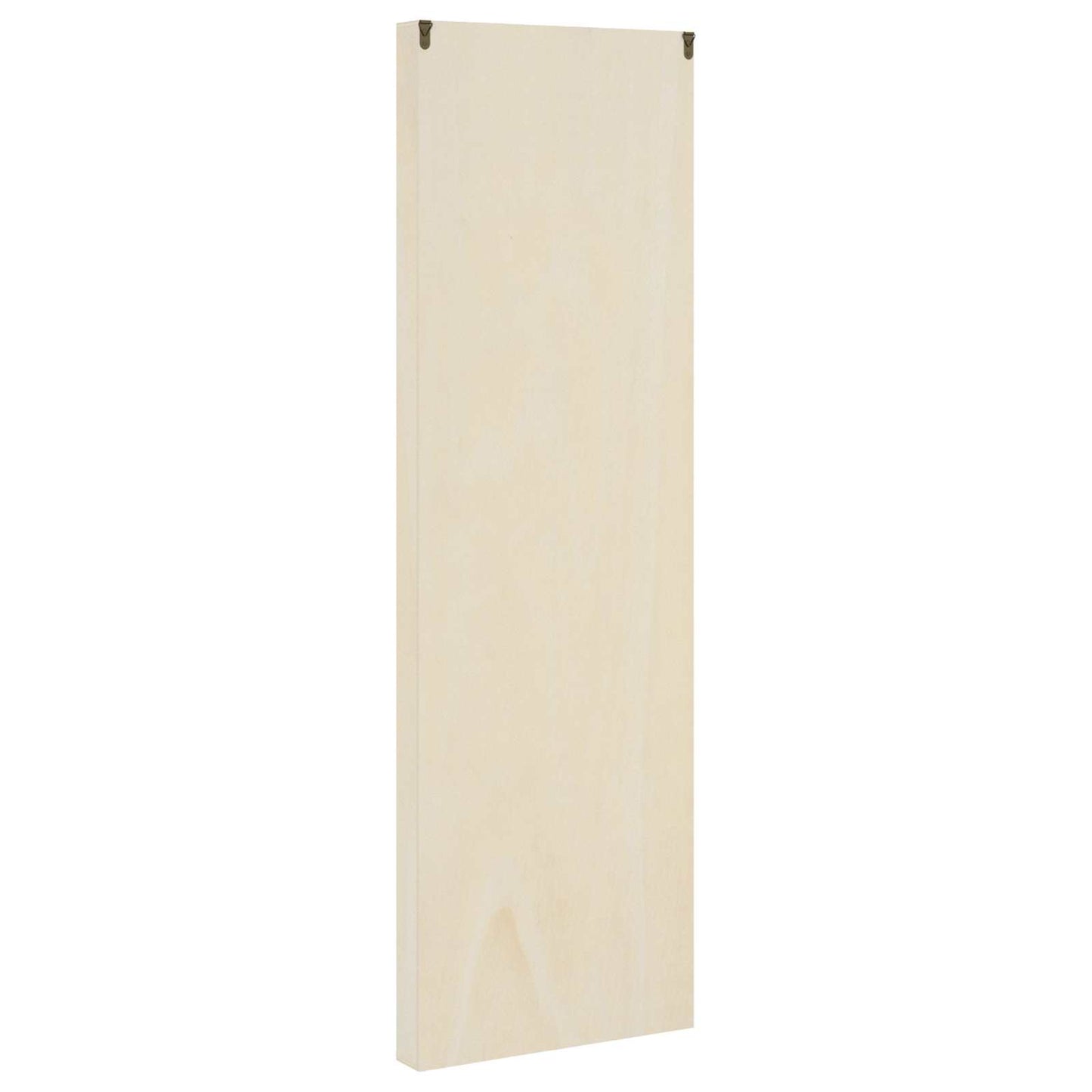 Veggdokumentdisplay Beige 30 x 4,5 x 96 cm Konstruert tre