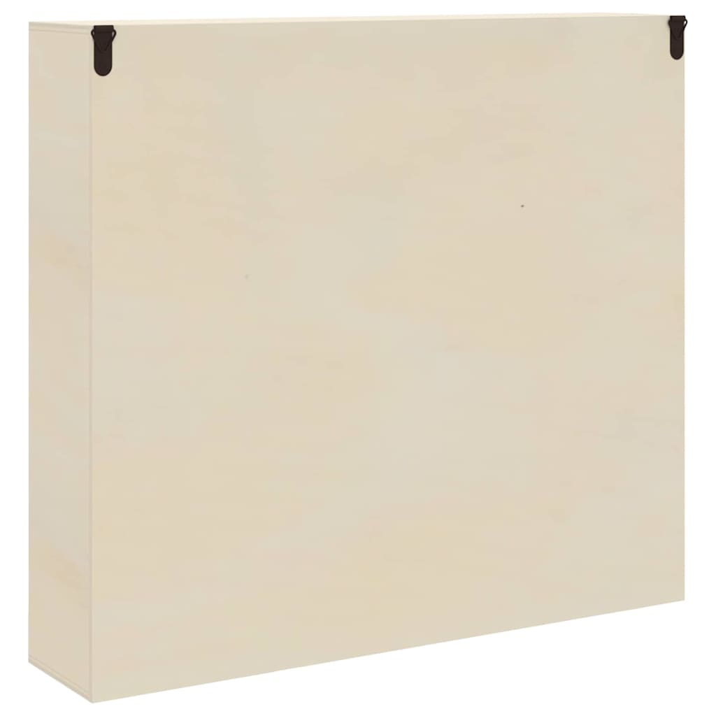 Veggdokumentdisplay Beige 40 x 8,5 x 37 cm Konstruert tre