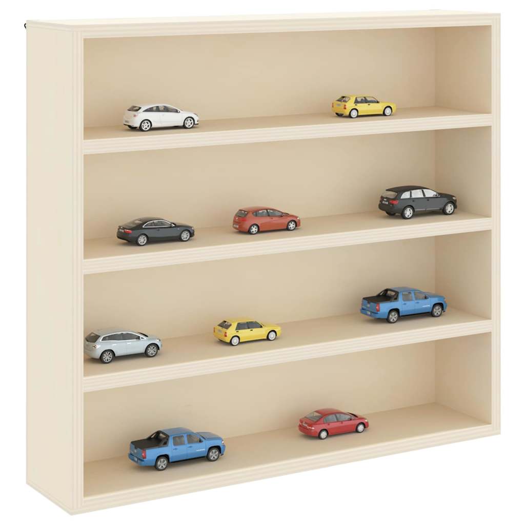 Veggdokumentdisplay Beige 40 x 8,5 x 37 cm Konstruert tre