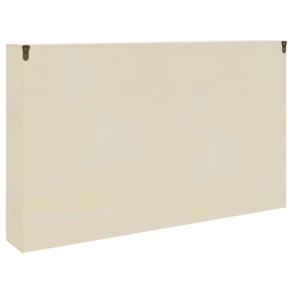 Tresamling utstillingsboks Brun 60 x 8.5 x 37 cm Kryssfinér
