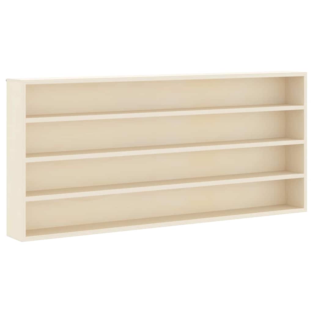 Veggdokumentdisplay Beige 80 x 8,5 x 36 cm Konstruert tre