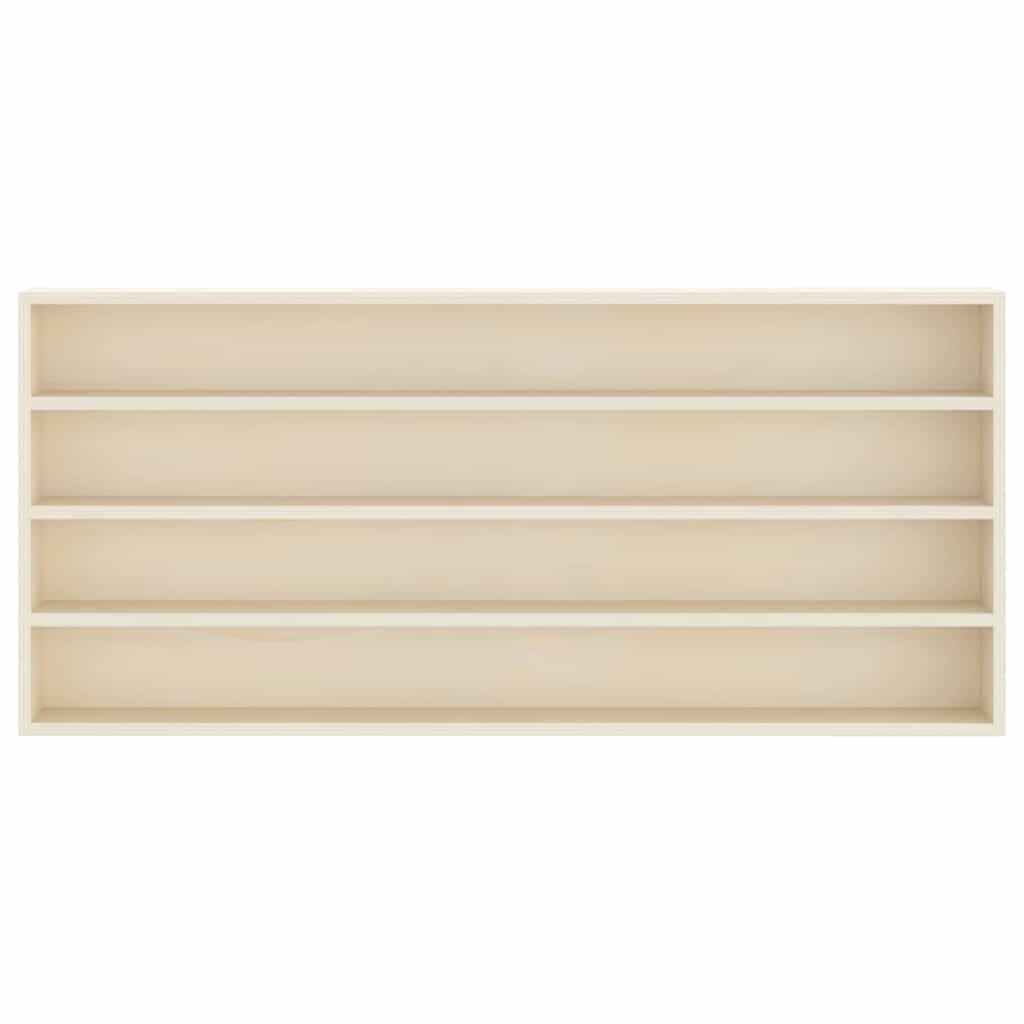 Veggdokumentdisplay Beige 80 x 8,5 x 36 cm Konstruert tre