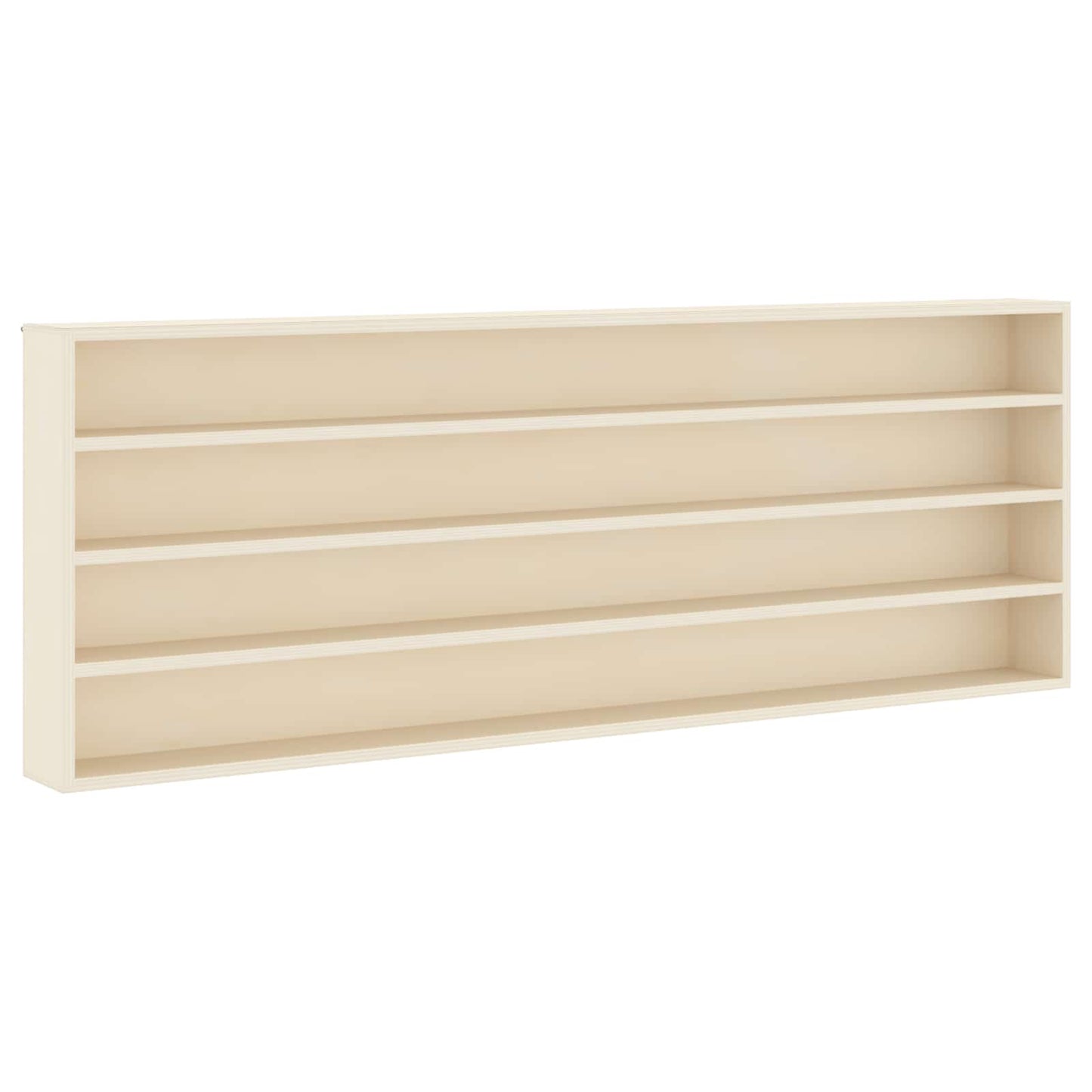 Veggdokumentdisplay Veggmontert Beige 100 x 8,5 x 36 cm