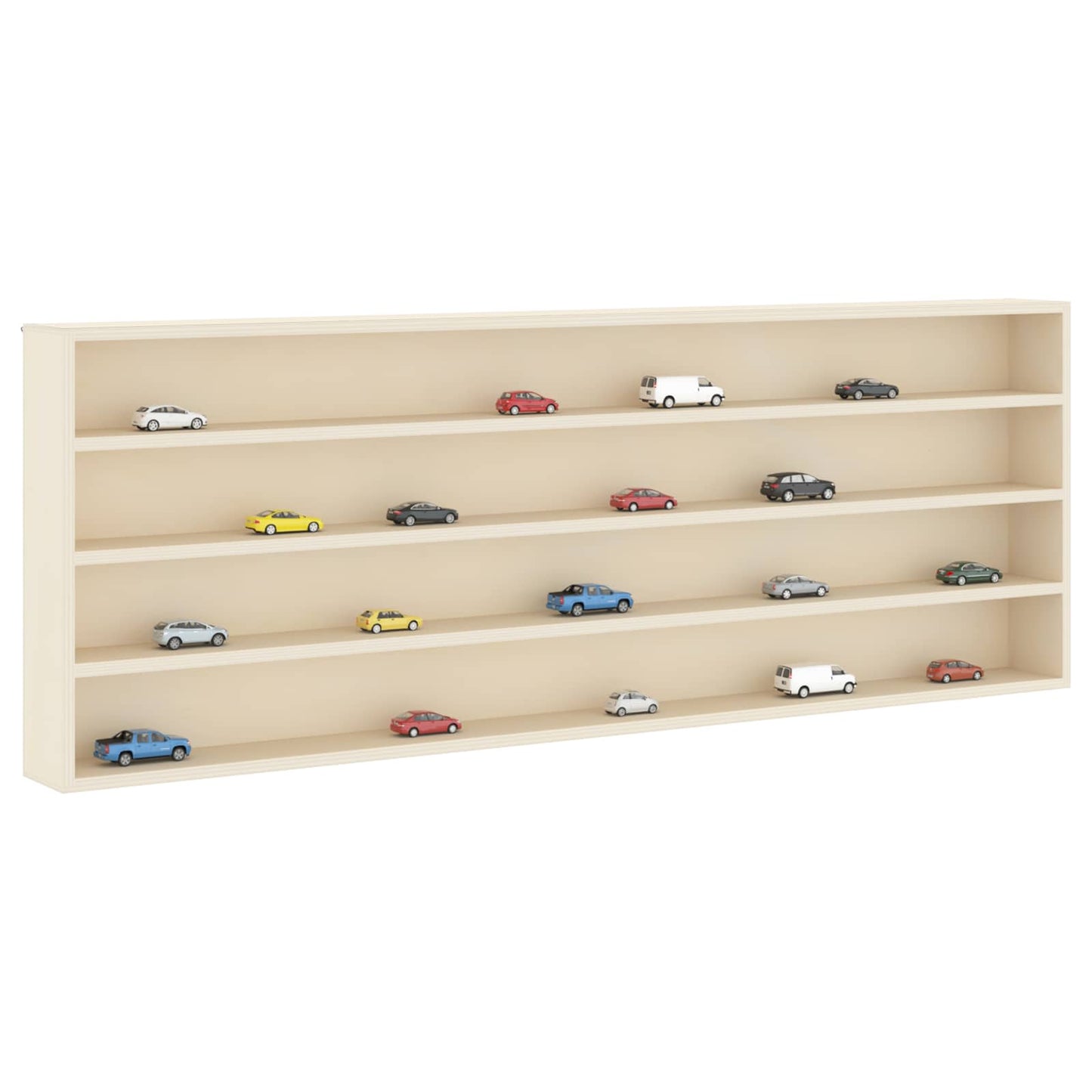 Veggdokumentdisplay Veggmontert Beige 100 x 8,5 x 36 cm