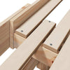Utvidbar Sengramme for Barn Annet Brun 80 x 130 / 165 / 200 cm