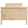 Utvidbar Sengramme for Barn Annet Brun 80 x 130 / 165 / 200 cm