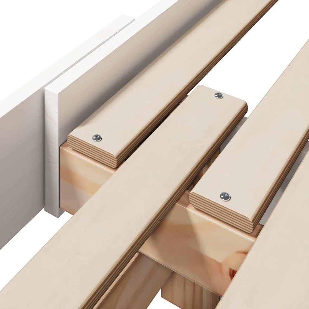 Utvidbar Sengramme for Barn Other Hvit 80 x 130 / 165 / 200 cm
