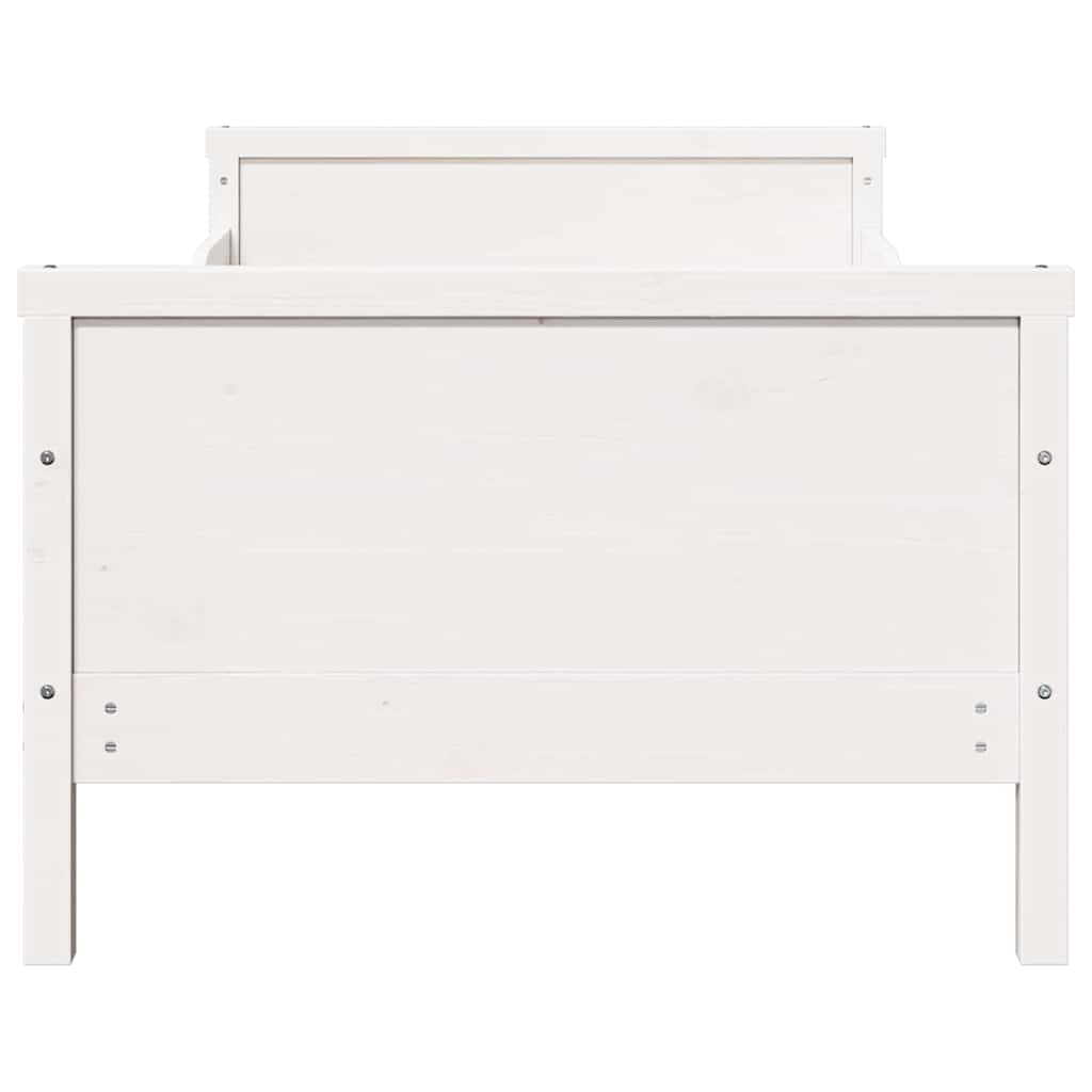 Utvidbar Sengramme for Barn Other Hvit 80 x 130 / 165 / 200 cm