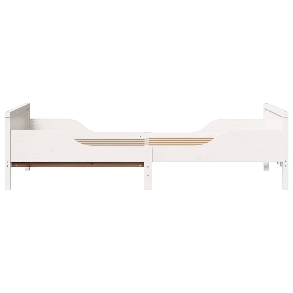 Utvidbar Sengramme for Barn Other Hvit 80 x 130 / 165 / 200 cm