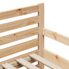 Utvidbar Sengramme for Barn Other Brun 80 x 130 / 165 / 200 cm
