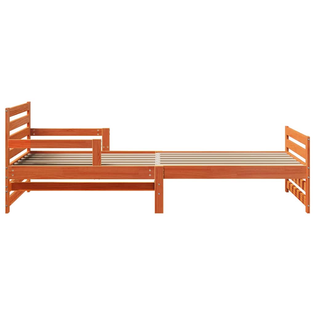 Sengestamme Vokset Brun 80 x 200 cm Konstruert tre