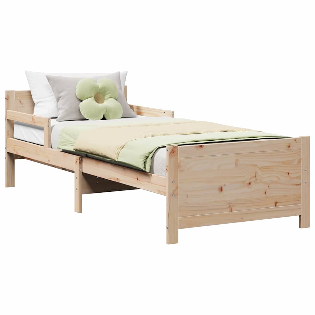 Utvidbar Sengramme for Barn Other Brun 80 x 130 / 165 / 200 cm
