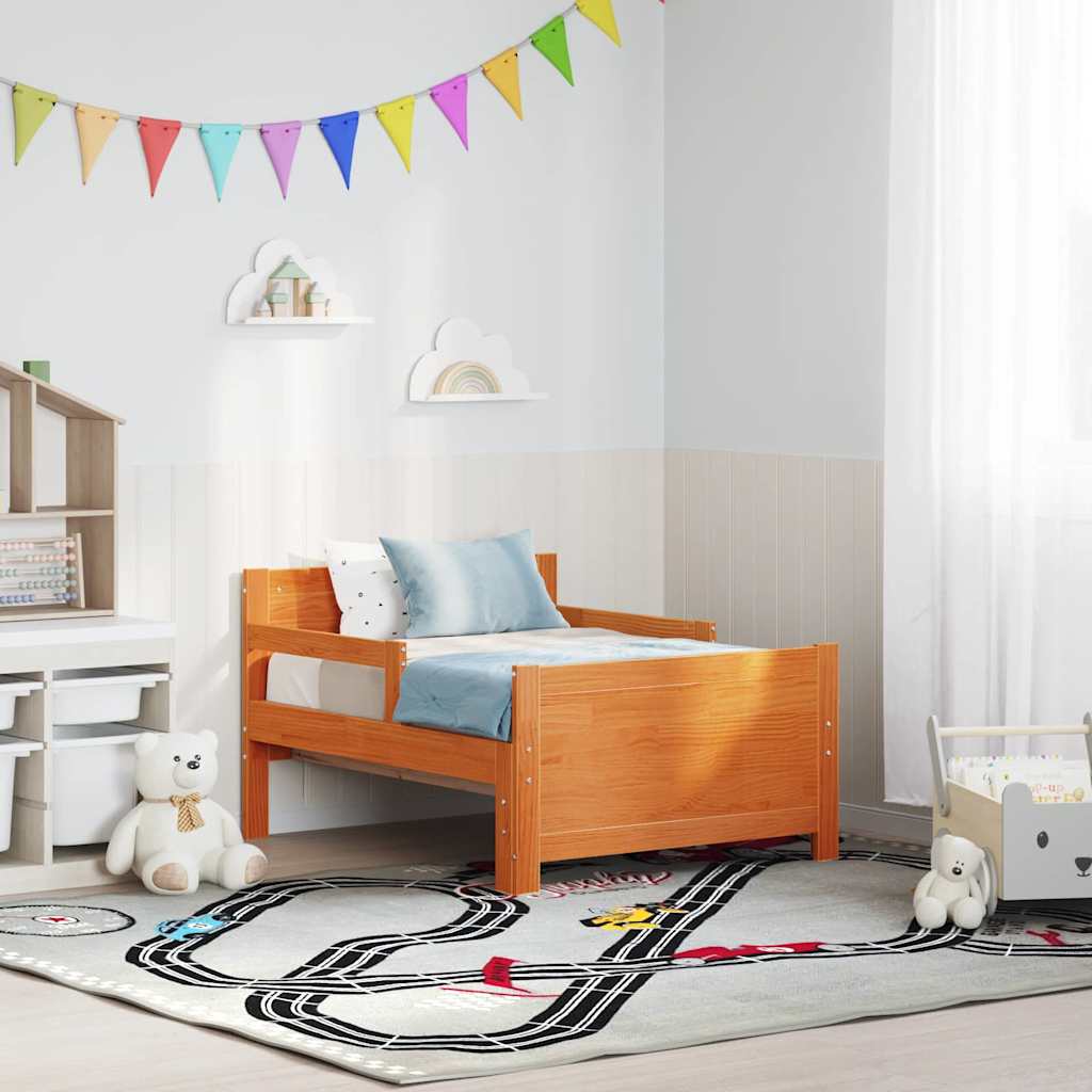 Sengestamme Vokset Brun 80 x 200 cm Konstruert tre