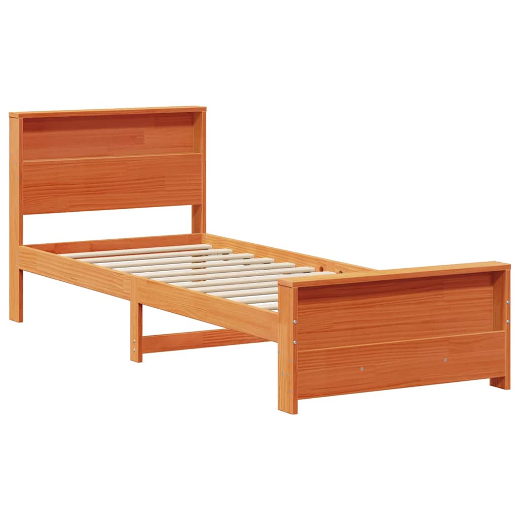 Sengestamme Vokset Brun 100 x 200 cm Konstruert tre