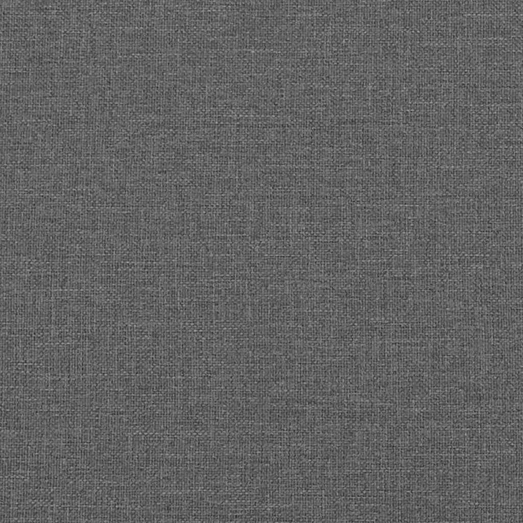 Sengestamme med hodegjerde Mørkegrå 90 x 200 cm Massiv furu