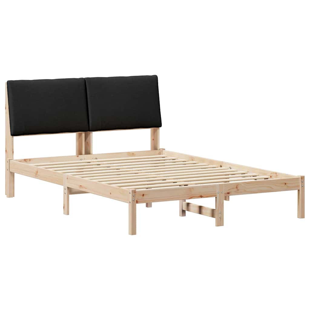 Sengestamme Brunt og svart 140 x 190 cm Heltre furu