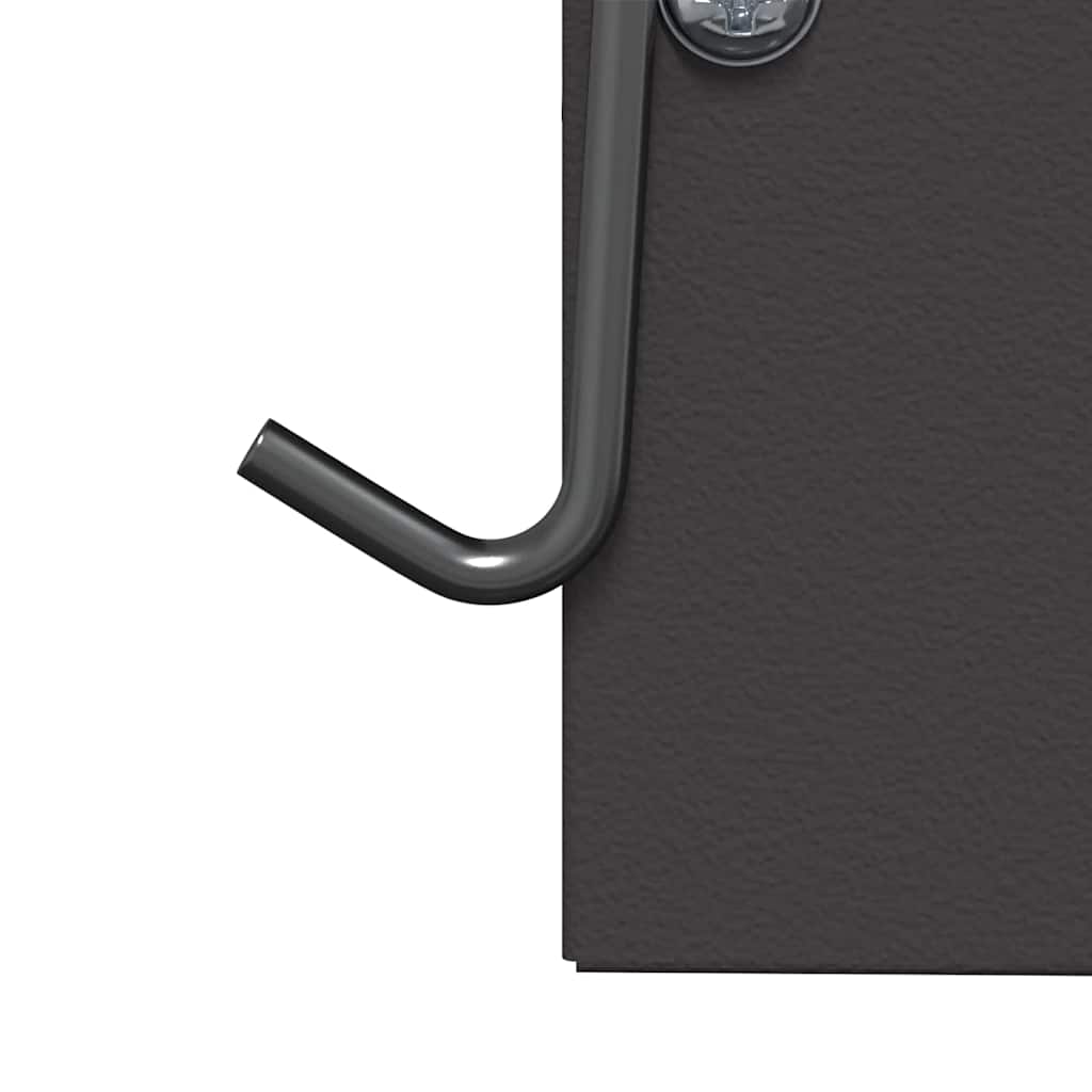 Kaninfôrer Svart 12,5 x 12,5 x 25 cm Kaldvalsget Stål