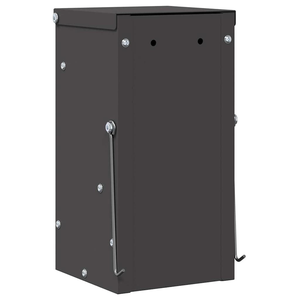 Kaninfôrer Svart 12,5 x 12,5 x 25 cm Kaldvalsget Stål