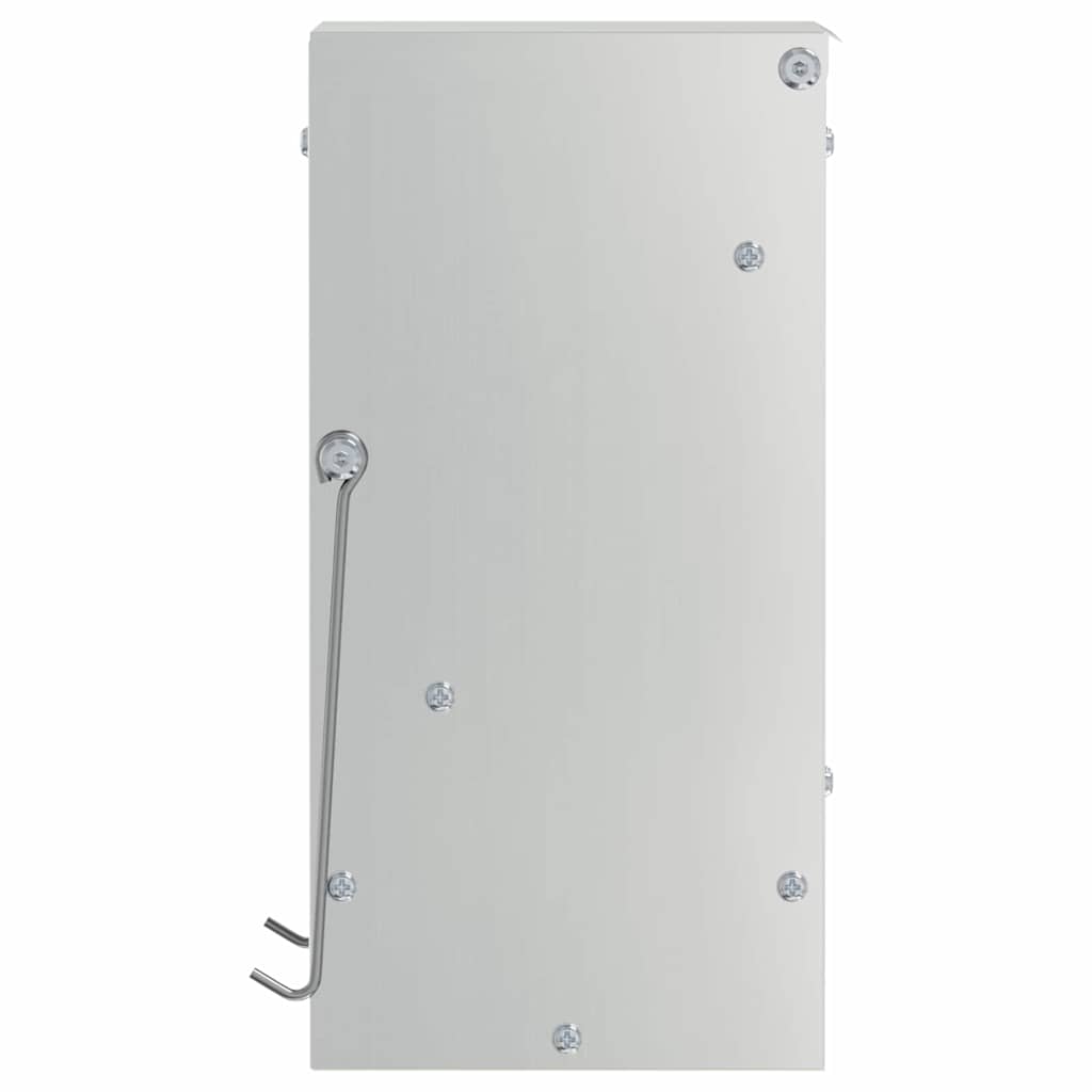 Kaninfôrer sølv 12,5 x 12,5 x 25 cm Galvanisert Stål