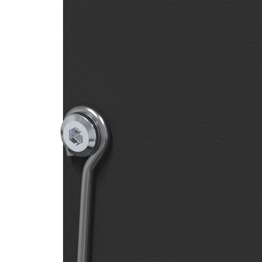 Kaninfôrer Svart 20 x 12,5 x 25 cm Kaldvalsget Stål