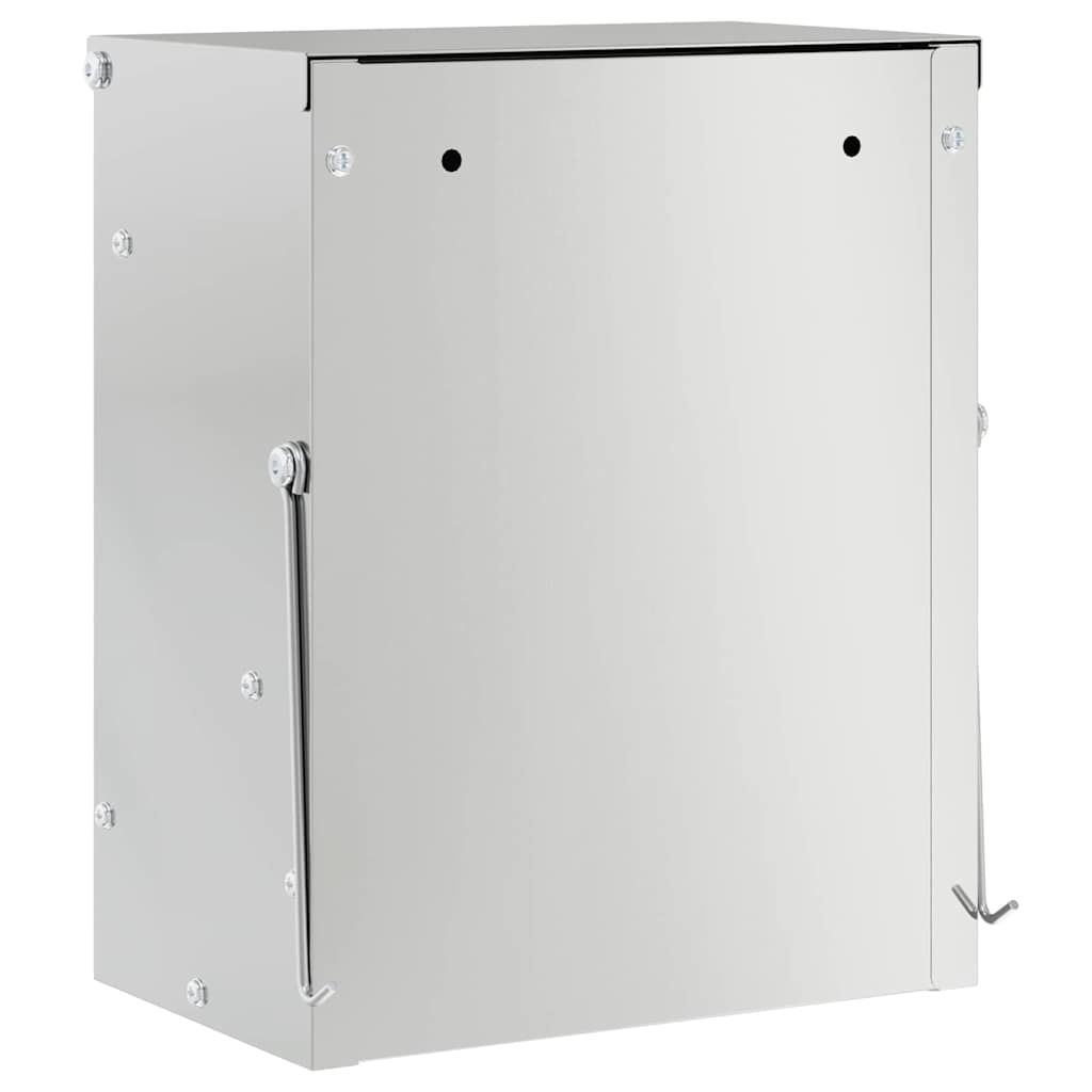 Kaninfôrer sølv 20 x 12,5 x 25 cm Galvanisert Stål