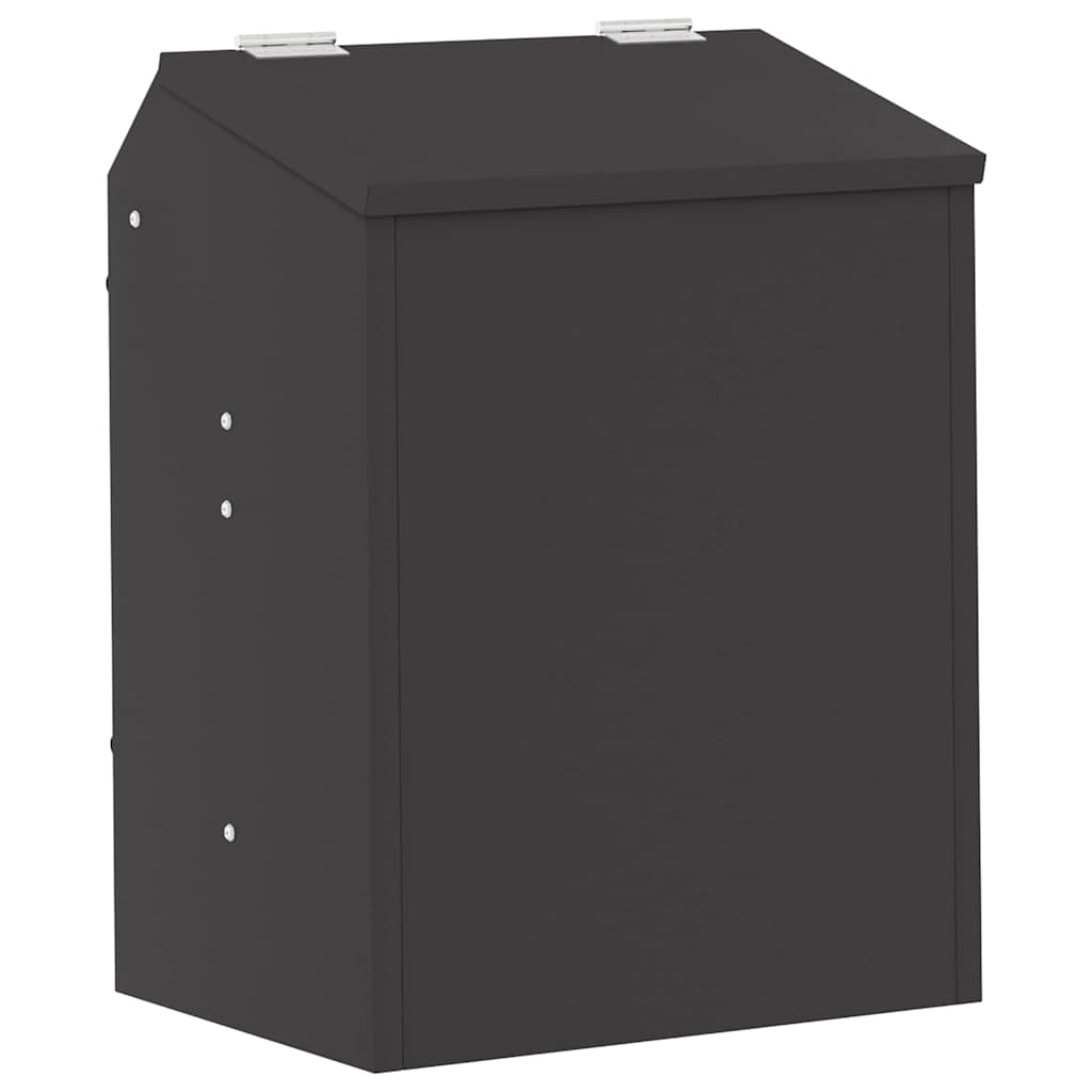 Kaninfôrer Svart 64.5 x 25.5 x 45.5 cm Kaldvalsget Stål
